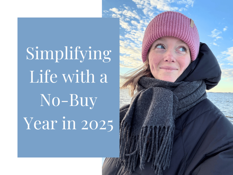 No-Buy Year 2025: A personal journey to simplify life and reduce spending.