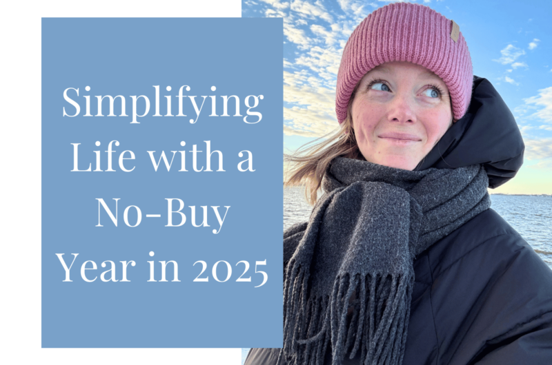 No-Buy Year 2025: A personal journey to simplify life and reduce spending.